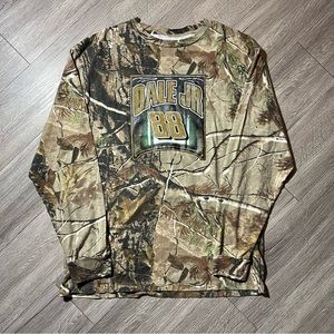 Vintage Dale Jr NASCAR camouflage Long sleeve